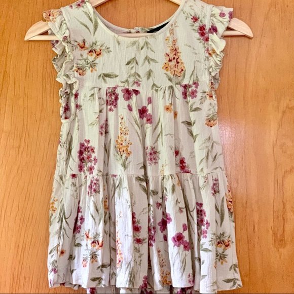 American Eagle Floral Airy Tank Top Shirt Blouse - Picture 2 of 5